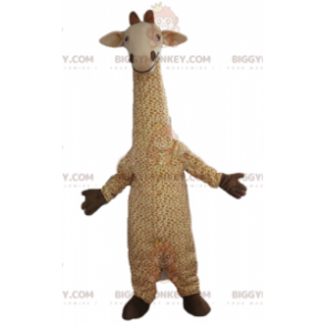 BIGGYMONKEY™ Maskottchen-Kostüm für große hellbraune und weiß