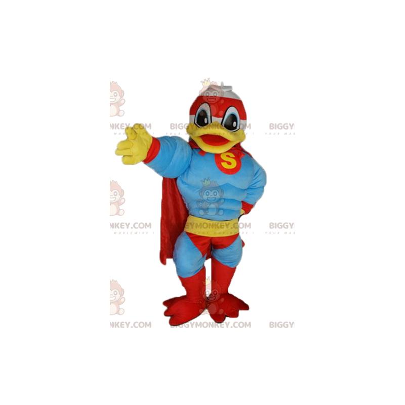 Aku Ankka kuuluisa ankka-maskottiasu BIGGYMONKEY™, pukeutunut Aku Ankka kuuluisa ankka-maskottiasu BIGGYMONKEY™, pukeutunut