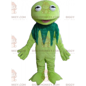 BIGGYMONKEY™ berömda groda Kermit maskotdräkt från The Muppets
