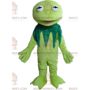 BIGGYMONKEY™ Berømt Frog Kermit Mascot Costume fra The Muppets Show - Maskotter kjente mennesker - BiggyMonkey.com