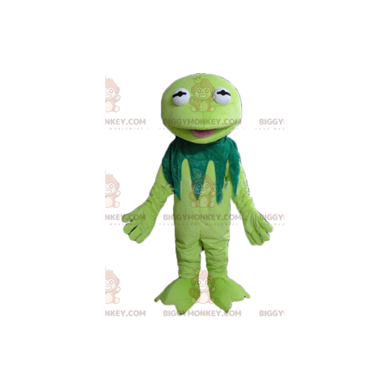 Costume de mascotte BIGGYMONKEY™ de Kermit grenouille du Costume de mascotte BIGGYMONKEY™ de Kermit grenouille du
