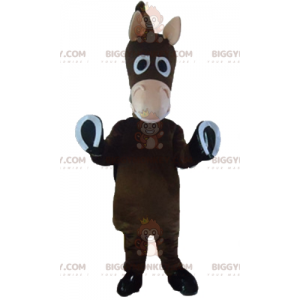 Κοστούμι μασκότ χαριτωμένο αστείο Foal Donkey Brown Horse BIGGYMONKEY™ - Μασκότ αλόγων - BIGGYMONKEY_03145 - BiggyMonkey.com