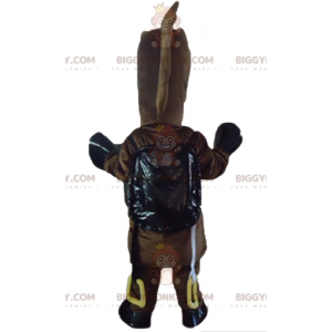 Κοστούμι μασκότ χαριτωμένο αστείο Foal Donkey Brown Horse BIGGYMONKEY™ - Μασκότ αλόγων - BIGGYMONKEY_03145 - BiggyMonkey.com