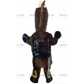 Κοστούμι μασκότ χαριτωμένο αστείο Foal Donkey Brown Horse BIGGYMONKEY™ - Μασκότ αλόγων - BIGGYMONKEY_03145 - BiggyMonkey.com