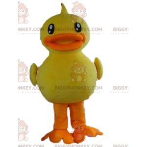 Giant Yellow and Orange Duck Chick BIGGYMONKEY™ Mascot Costume