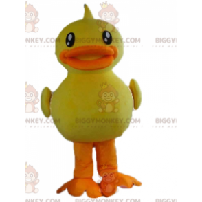 Jättegul och orange anka BIGGYMONKEY™ maskotdräkt - Ankor maskot - BIGGYMONKEY_03146 - BiggyMonkey.com
