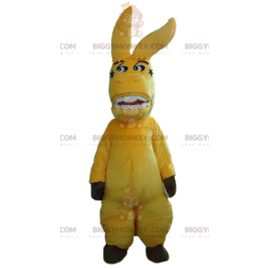 Costume de mascotte BIGGYMONKEY™ de cheval orange mignon et