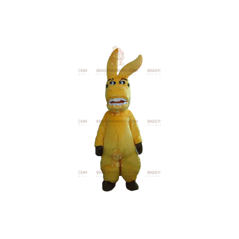 Söt och färgglad orange häst BIGGYMONKEY™ maskotdräkt - Söt och färgglad orange häst BIGGYMONKEY™ maskotdräkt -