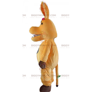 Costume de mascotte BIGGYMONKEY™ de cheval orange mignon et