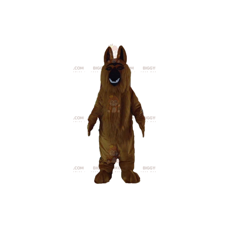 BIGGYMONKEY™ Disfraz de mascota de perro marrón San Bernardo BIGGYMONKEY™ Disfraz de mascota de perro marrón San Bernardo