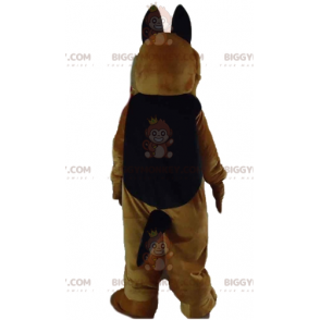 BIGGYMONKEY™ Realistický kostým maskota s hnědým psem sv.