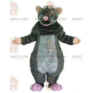 Costume de mascotte BIGGYMONKEY™ de Ratatouille rat gris de