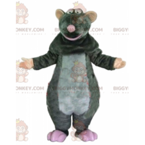 Ratatouille berömd tecknad grå råtta BIGGYMONKEY™ maskotdräkt -