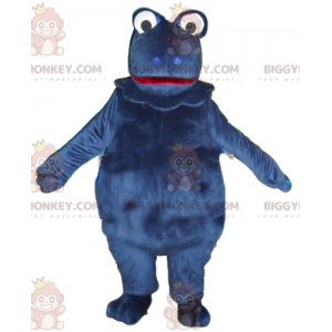 Fato de mascote de dinossauro Casimir BIGGYMONKEY™ na cor azul