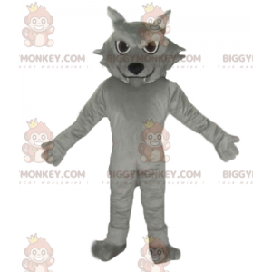 Cute Giant Gray Cat BIGGYMONKEY™ Mascot Costume -