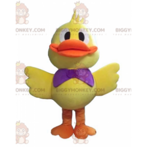 Big Yellow and Orange Duck Chick BIGGYMONKEY™ Mascot Costume –