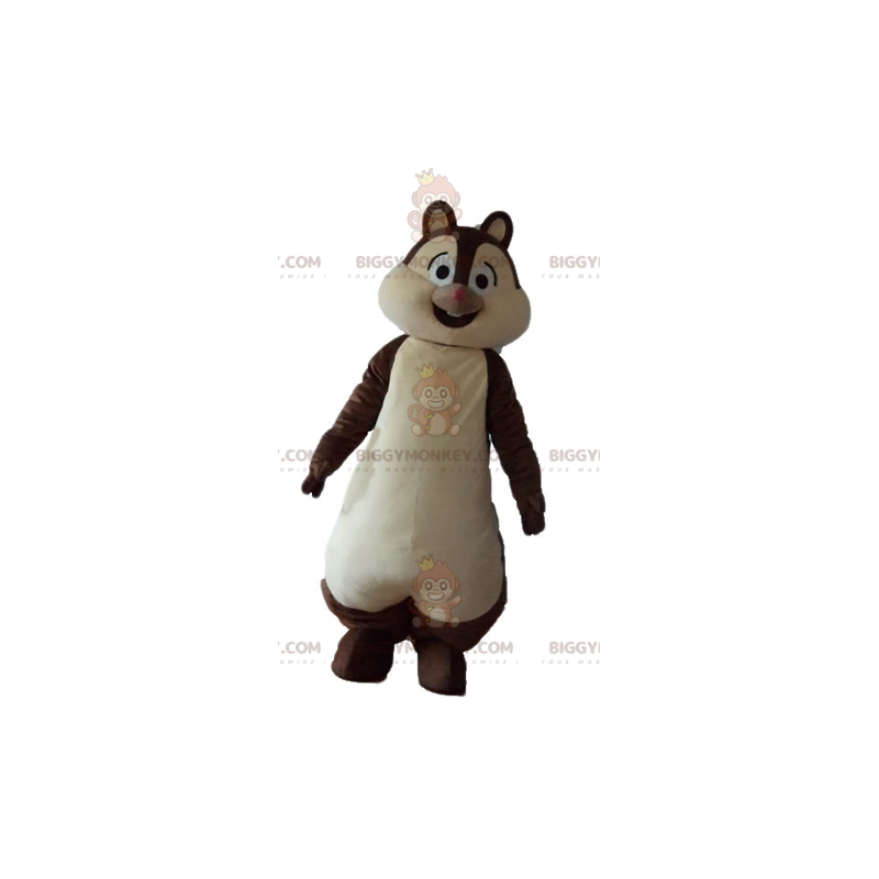 Costume da mascotte BIGGYMONKEY™ con scoiattolo marrone e