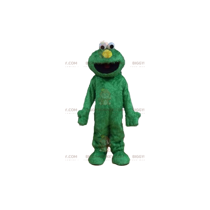 BIGGYMONKEY™ Μασκότ Κοστούμι του Elmo Famous Puppet από το The Muppets Show Green - Μασκότ διάσημων χαρακτήρων - BiggyMonkey.com