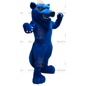 BIGGYMONKEY™ Giant Mean Looking Blue Rat Maskotdräkt - Musmaskot - BIGGYMONKEY_0378 - BiggyMonkey.com