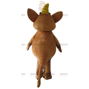 Kleines Monster-Wichtel-braune Kreatur BIGGYMONKEY™ Maskottchenkostüm