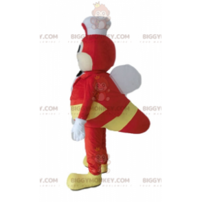 Kostým maskota BIGGYMONKEY™ žlutého a červeného brouka s kloboukem - Maskoti hmyzu - BIGGYMONKEY_03175 - BiggyMonkey.com
