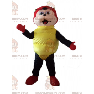 Red Black Yellow Polka Dot Ladybug BIGGYMONKEY™ Mascot Costume