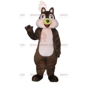 Στολή μασκότ Tic or Tac Brown και Pink Squirrel BIGGYMONKEY™ - Μασκότ διάσημων χαρακτήρων - BIGGYMONKEY_03181 - BiggyMonkey.com