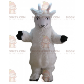 BIGGYMONKEY™ Disfraz de mascota Cabra Cabra Peluda Blanca Cabra