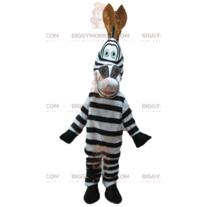 BIGGYMONKEY™ maskotkostume af den berømte zebra Marty fra tegnefilmen Madagaskar - Masker berømte mennesker - BiggyMonkey.com
