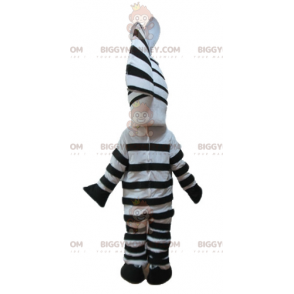 BIGGYMONKEY™ maskotkostume af den berømte zebra Marty fra tegnefilmen Madagaskar - Masker berømte mennesker - BiggyMonkey.com