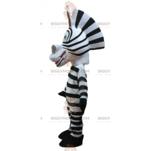 BIGGYMONKEY™ maskotkostume af den berømte zebra Marty fra tegnefilmen Madagaskar - Masker berømte mennesker - BiggyMonkey.com