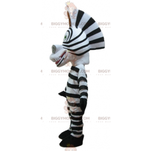 Kostium maskotki BIGGYMONKEY™ słynnej zebry Marty z kreskówki
