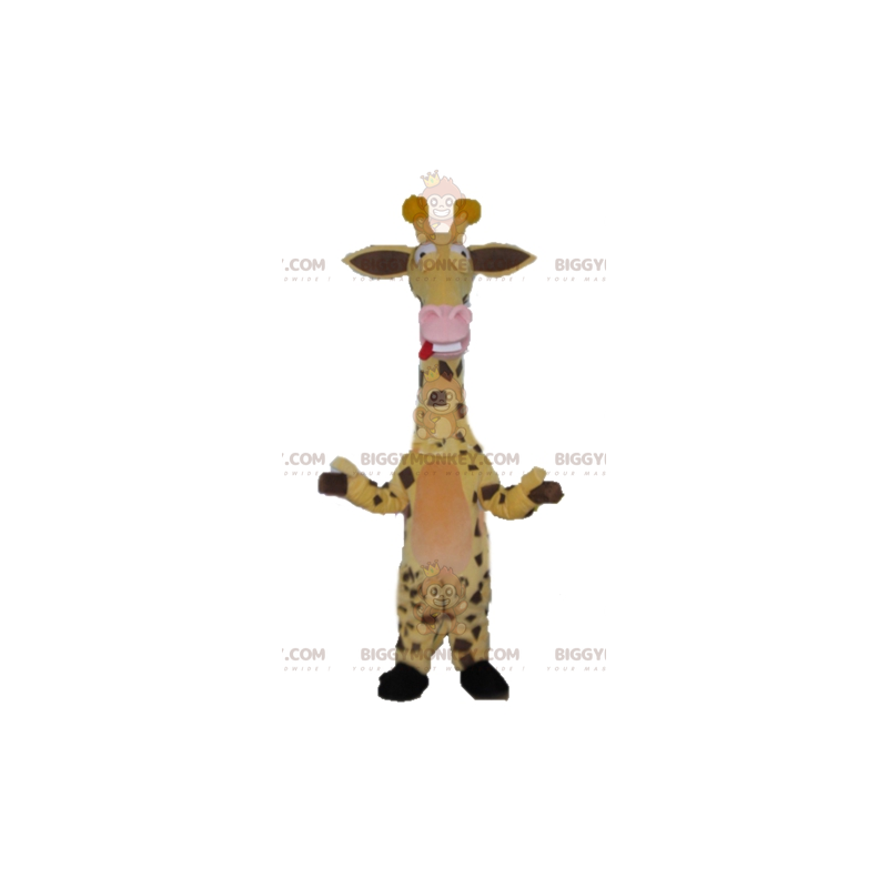 Sehr lustiges Gelb-Braun-Rosa-Giraffe BIGGYMONKEY™ Sehr lustiges Gelb-Braun-Rosa-Giraffe BIGGYMONKEY™