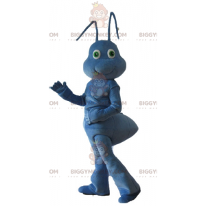Very Cute and Smiling Blue Ant BIGGYMONKEY™ Mascot Costume -