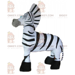 Super úspěšný kostým obří černobílé zebry BIGGYMONKEY™ maskota