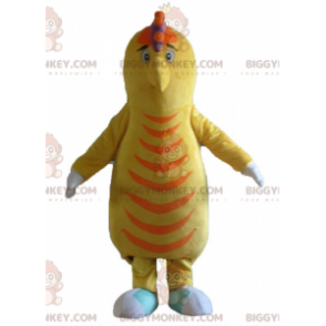 Costume de mascotte BIGGYMONKEY™ d'oiseau jaune et orange de