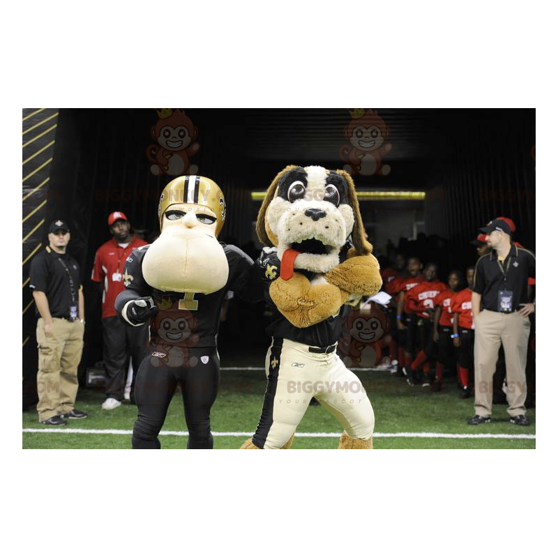 BIGGYMONKEY™ Dog and American Footballer Mascot Costume –