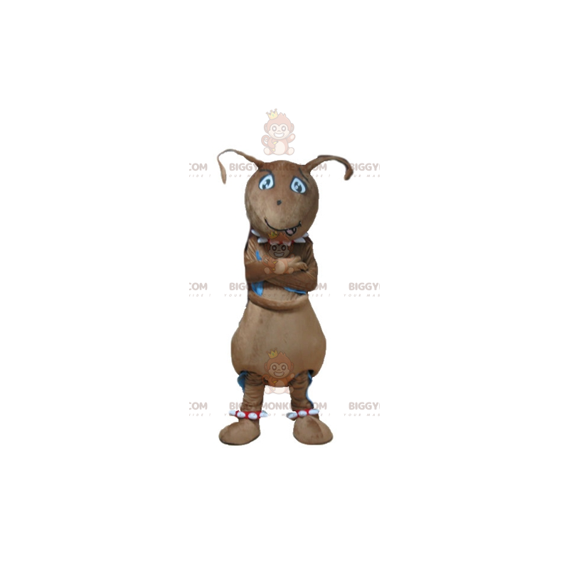Costume de mascotte BIGGYMONKEY™ de fourmi marron géante et