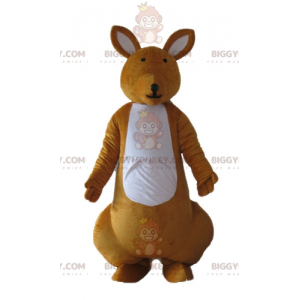 Very successful BIGGYMONKEY™ orange and white kangaroo mascot