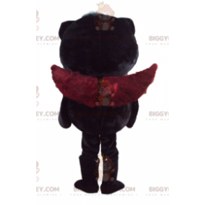 Traje de Mascote BIGGYMONKEY™ Gato Maligno com Olhos e Asas