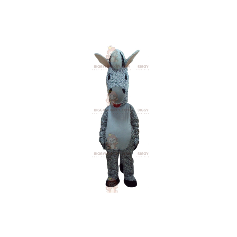 Costume de mascotte BIGGYMONKEY™ de joli zèbre marron et blanc Costume de mascotte BIGGYMONKEY™ de joli zèbre marron et blanc