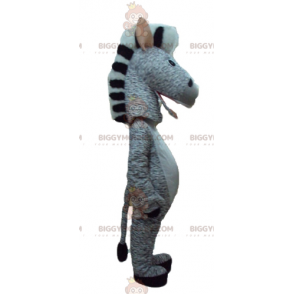 Roztomilý hnědobílý kostým maskota zebry Tabby BIGGYMONKEY™ - Džungle zvířata - BIGGYMONKEY_03221 - BiggyMonkey.com