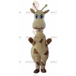 Giant Yellow and Brown Giraffe BIGGYMONKEY™ Mascot Costume -