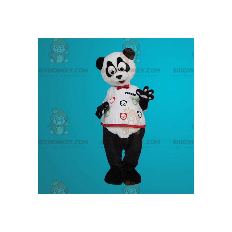 Kostium maskotka biało-czarna panda Big Eyes BIGGYMONKEY™ - Kostium maskotka biało-czarna panda Big Eyes BIGGYMONKEY™ -