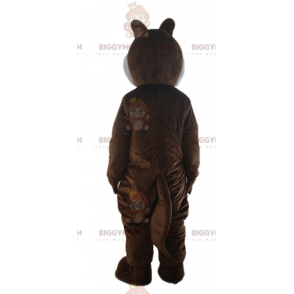 Tic eller Tac Brunt og hvidt egern BIGGYMONKEY™ maskotkostume - Masker berømte mennesker - BIGGYMONKEY_03225 - BiggyMonkey.com