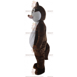 Tic eller Tac Brunt og hvidt egern BIGGYMONKEY™ maskotkostume - Masker berømte mennesker - BIGGYMONKEY_03225 - BiggyMonkey.com