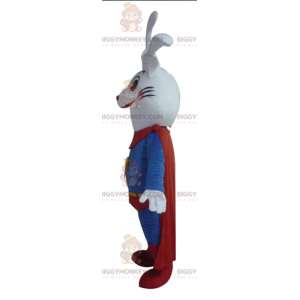 BIGGYMONKEY™ Costume da mascotte da coniglio bianco super