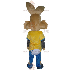 Nesquik Famous Brown Bunny Quicky BIGGYMONKEY™ Mascot Costume -
