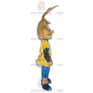 Nesquik Berühmtes braunes Häschen Quicky BIGGYMONKEY™ Maskottchenkostüm - Maskottchen berühmte Leute - BiggyMonkey.com