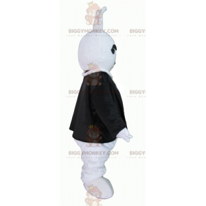 Kostým maskota bílého králíka BIGGYMONKEY™ ve velmi elegantním